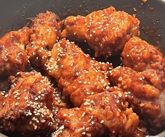 Korean Sweet Chili Boneless Chicken 甜辣
